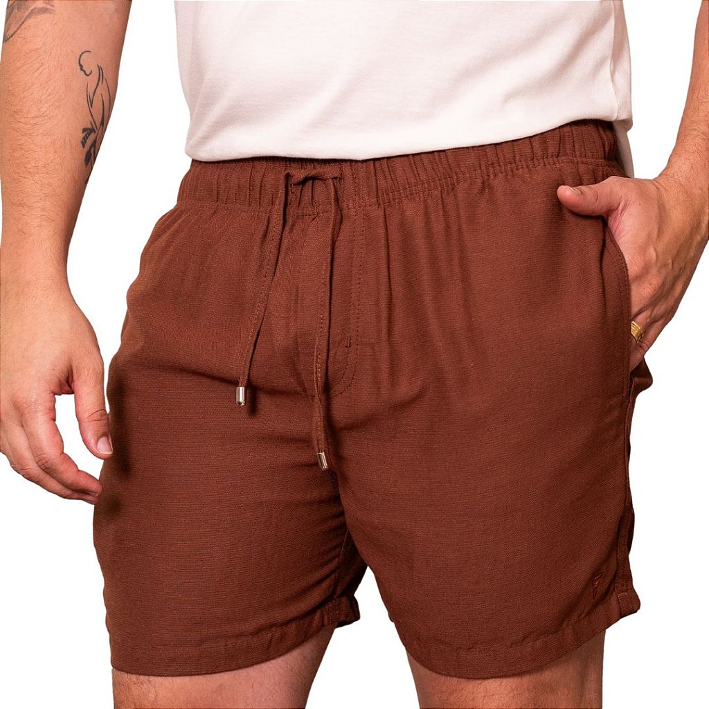 Shorts linho Follow Resort