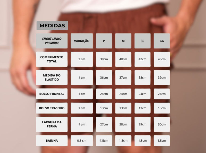 Tabela de Medidas