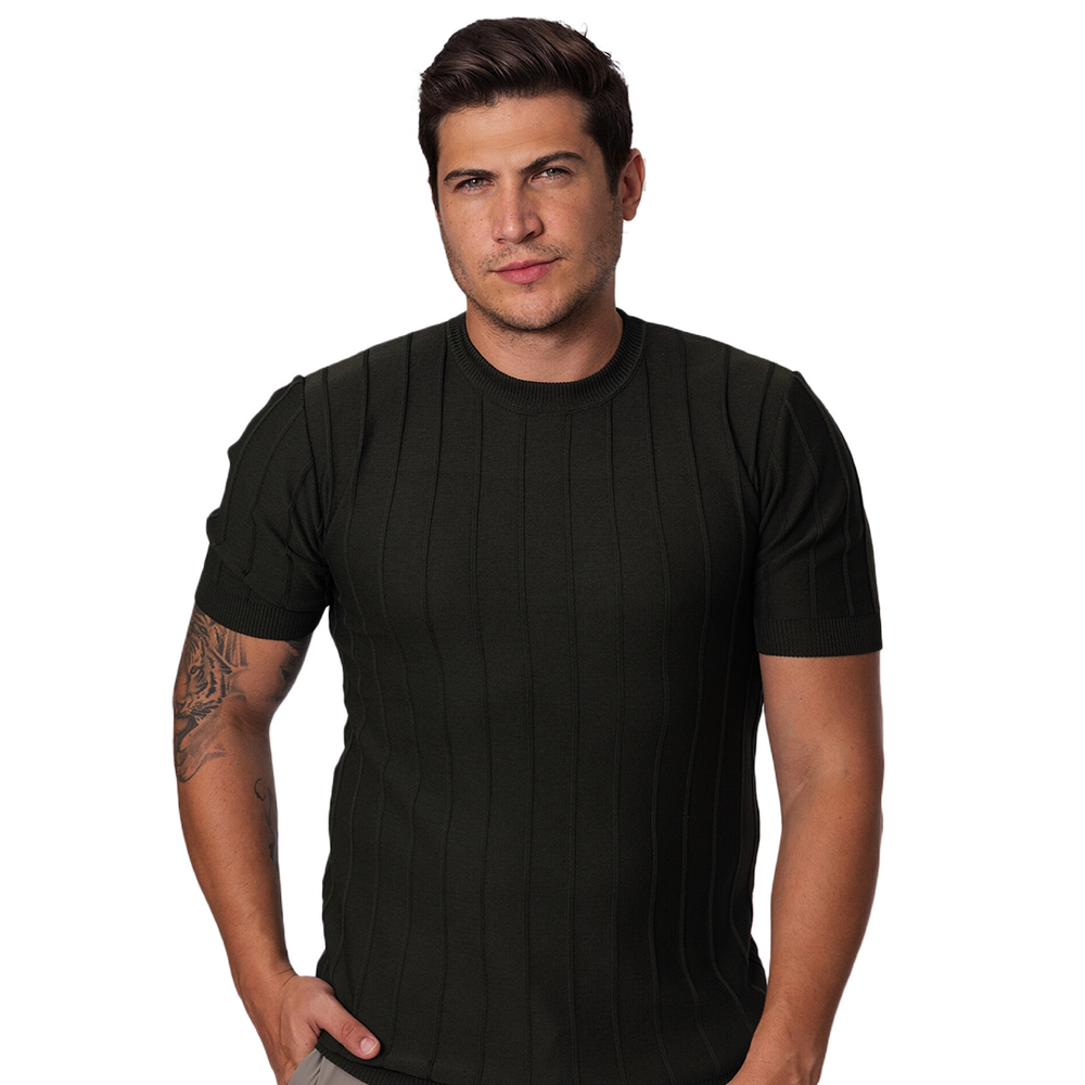 Camiseta Tricô Follow Luxe